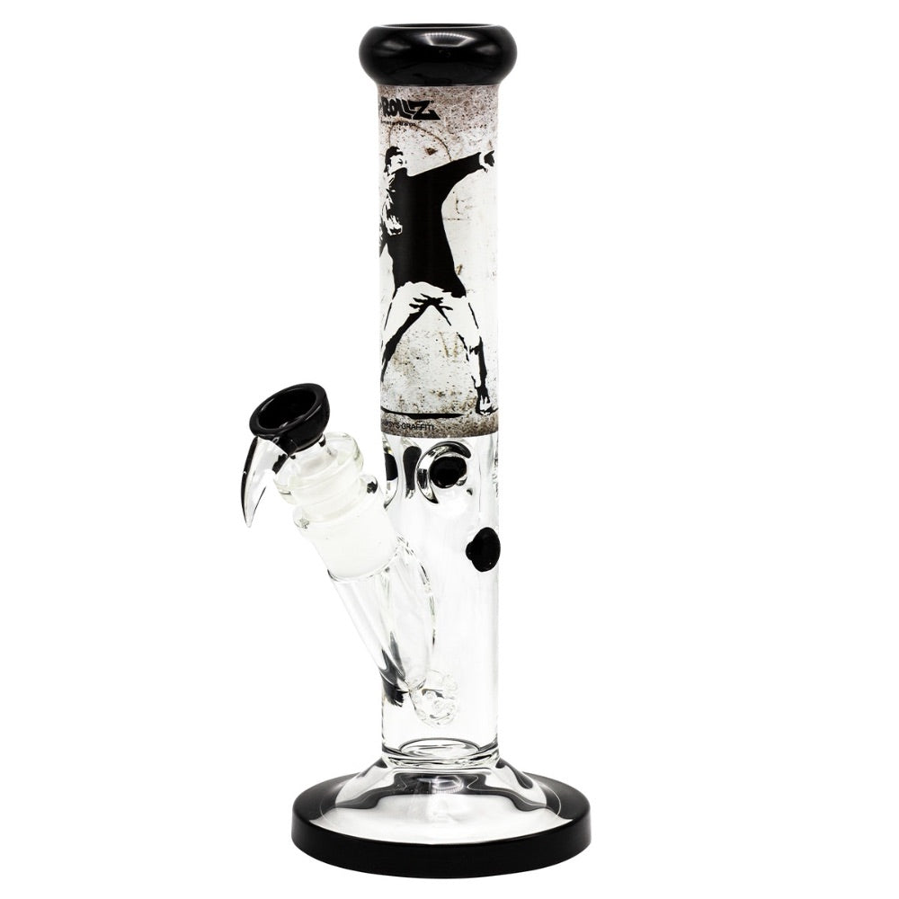 G-Rollz Banksy Straight Tube Bong