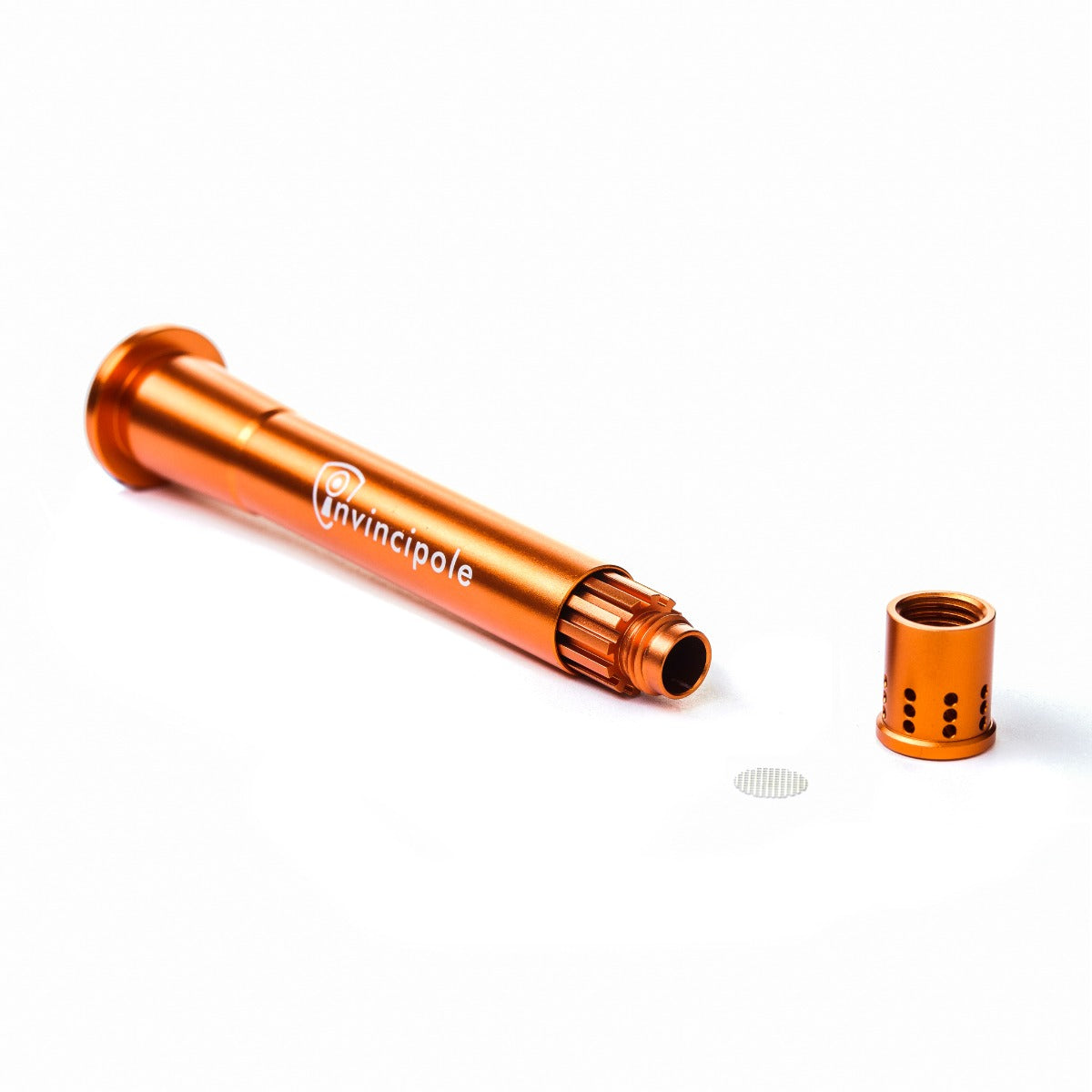 Invincipole Telescopic Metal Diffuser Downstem | 18.8mm > 14.5mm | Orange | Separated