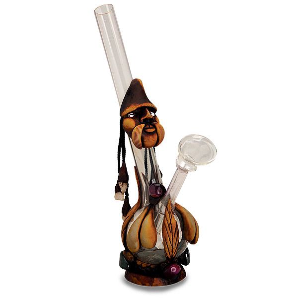 Small Glass Brazil Water Pipe 17cm main product photo