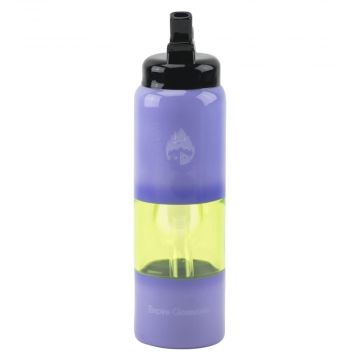 Empire Glassworks Water Bottle Kit | Purple/Green | back view